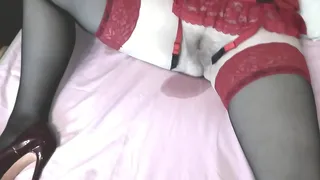 Squirt. Husband masturbates pussy wife dildo. Milf gets strong orgasm wet pussy and squirts. Sex. Porn