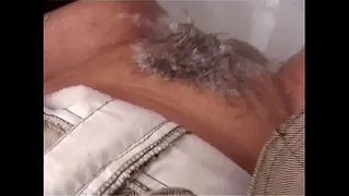 Step son masturbates in the bathroom, mom catches him and helps him cum