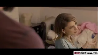 Sexy model having sex with her fan during photoshoot break