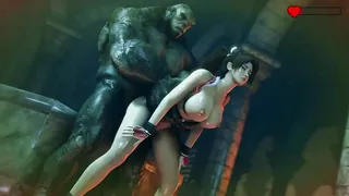 Hot 3d cartoon porno where monster cocks fucks two bitches in all holes, PDOSLA1D