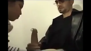 Hot arab woman sucks Monster Moroccan snot