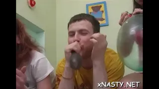 Aroused slut gets hot and enormous with a guy packing monster
