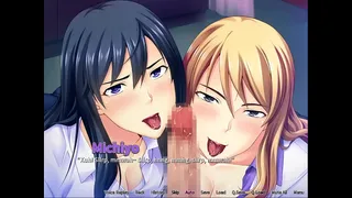 Mommy Sensei Horny Homework ep3 - Threesome blowjob