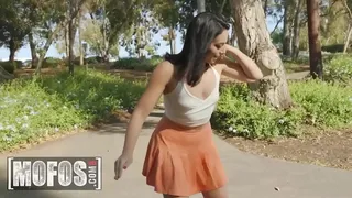 MOFOS  - Sophia Burns, Charles Dera - Sweaty Babe Likes to Cool Down with a Cock