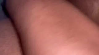 masturbated brunette
