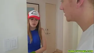 Dolly Leigh banged by stepbros pokemon monster cock