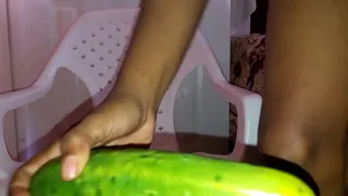 Mel and his cucumber