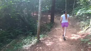 Outdoor sex with a beautiful ass