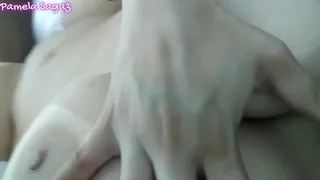 Big dick fucks the young girl with huge tits