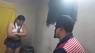 My step uncle fucks me with the condition of not saying where I'm going (pte 1)