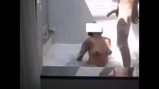 Having fun with wife in motel. She loves to suck my cock!