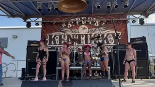Sturgis Kentucky bike rally ladies put on a show