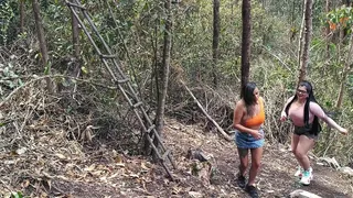 I was jogging in the mountains with my friend, I had an accident and the ranger fucked me