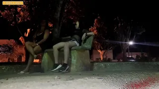 A FUCKED GUY CANNOT PAY FOR THE MOTEL AND WANTED TO HAVE SEX WITH TWO GIRLS IN A SQUARE AFTER A PARTY IN CIDADE DO ENTERIOR
