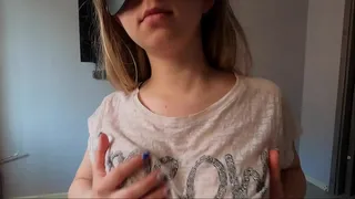 Morning stepsister blowjob
