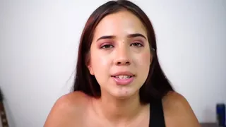 Intense masturbation video with a young Colombian girl with perfect tits and perfect ass