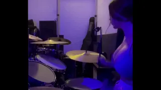 Drums with felicity feline heavy jam