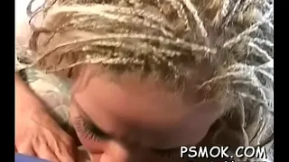 Playing with her juicy cunt