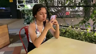 I fuck with my cute girlfriend in the bathroom when we went clothes shopping