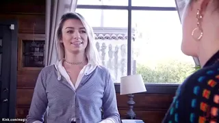 Big boobs blonde stepmom Dee Williams is anal fucked by her new young boyfriend Seth Gamble who later fucks her blonde brat teen Aspen Ora in threesome discipline