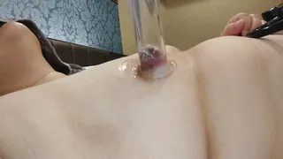 Beloved wife Yukie nipple suction