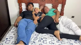 Movie Night with my Best Friend and his Beautiful Girlfriend NTR I Fuck the Girlfriend