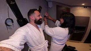 Aventuras do Casal Mattos - I was messing around without a condom and stopped recording to put on a condom so I wouldn't cum too quickly