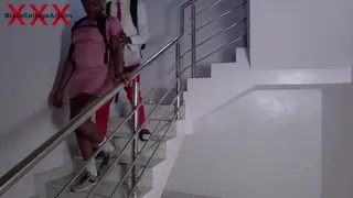 Staircase good sex