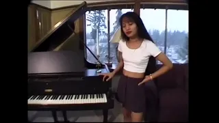 Young muscian Lynn gets pussy licked and ass drilled  by expert piano tuner