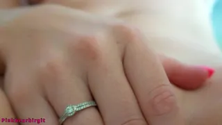 Milf moaning loud after multiple orgasms she had with different toys - close up pussy