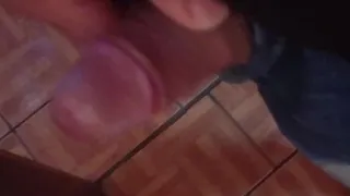 Playing in the bathroom