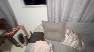 I fucked the cuckold's white wife's pink pussy while he was gone and made her cum on her hair.