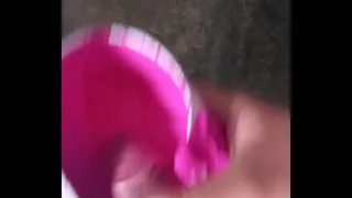 Cumming on bra