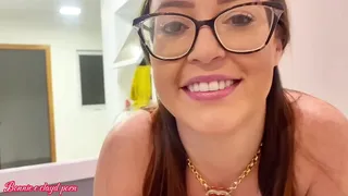Only in the ass of the young tattooed girl