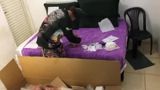 My new girlfriend Alice arrived, beautiful and hot (sex toy) realistic doll