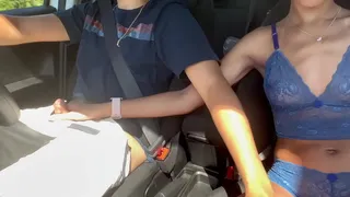 Have fun inside the car in broad daylight