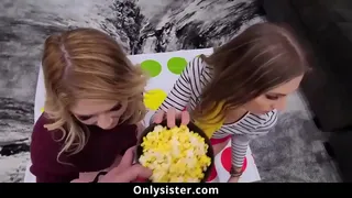 Stepbro Getting Threesome with His Gf and Step-sis