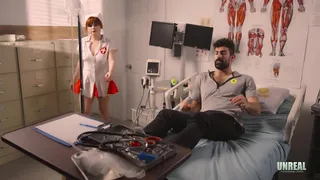 Unrealimagestudio | Nurse Odette Fox uses her big ass to heal Brandon Ashton's dick