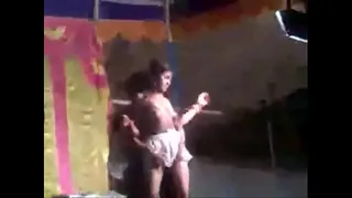 Nude indian stage show