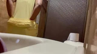 SEXY Nurse Girl Bathroom Cam