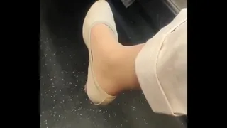 different videos showing my girls feet