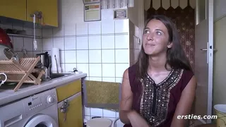 Ersties: Amateur Babe Rubs Oil On Her Body Before Masturbating