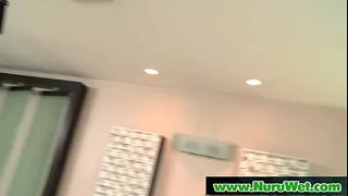 Nuru Sex Massage with Sexy Busty Masseuse 06