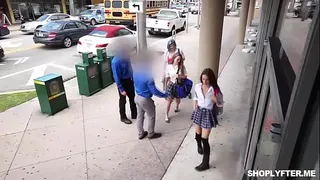 Audrey Royal being followed and undercover by LP officer and undercover