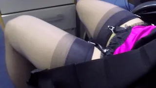 Sexy legs in nylons