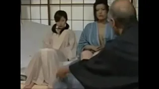 japanese old man seduce m. and her daugter