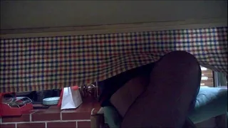 spy under table