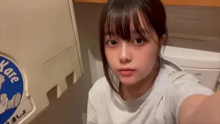 Even though there was someone peeing in the next room, I masturbated hard and came through the wall...