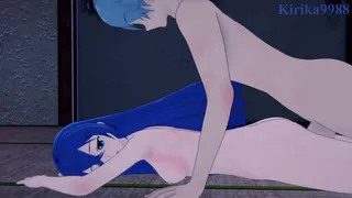 Astarte and Nagisa Akatsuki and Kojo Akatsuki intense sex. - Strike the Hentai