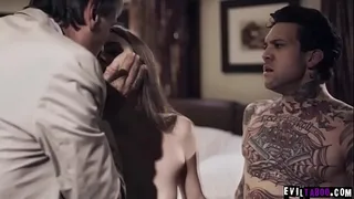 Jill Kassidy is secretely having an affair with her stepbrother Small Hands older father Steve Holmes!